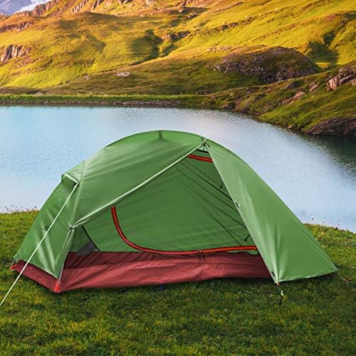 KAZOO Waterproof Backpacking Tent Ultralight 1/2 Person Lightweight Camping Tents 1/2 People Hiking Tents Aluminum Frame Double Layer