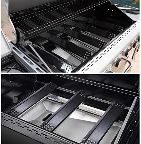 Replacement Parts for Nexgrill 720-0896B 720-0896E 720-0896C 720-0896X Deluxe 6-Burner Gas Grills, Cooking Grate, Heat Shield Tent and Burner for Nexgrill Replacement Parts 6 Burner