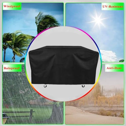 Griddle Cover for Royal Gourmet GD401 4 Burner Flat Top Grill Griddle Combo, Grill Cover for Royal Gourmet Gas Grill Combo Griddle GD402 GD403, 600D Waterproof Heavy Duty Outdoor