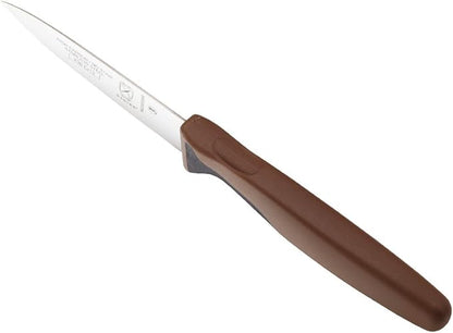 Mercer Culinary Millennia Color Handle Cutlery 3" Slim Paring Knife Brown