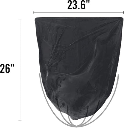 8-10 Gallon Trash Bags, 1000 Count Bulk Value Pack, Black Garbage bags, Multi-purpose Trash Can Bin Liners for Bathroom, Office, Industrial, Commercial, Janitorial, Municipal, Recycling
