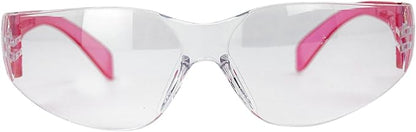 BISON LIFE Safety Glasses - Scratch Resistant Wrap Around Eyewear, Polycarbonate ANSI Z87.1 Impact Resistant Lens