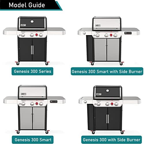 ZJYWSCH Grill Cover for New 2022 Weber Genesis 300 Series 3-Burner Gas Grill Outdoor Waterproof, 7757 for Genesis E-325s EPX-335 EX-325s S-325s SP-E-335 E-335 S-335 SX-335 SP-E-325s