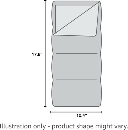 Coleman Brazos 20/30°F Adult Cool-Weather Sleeping Bag with No-Snag Zipper & Stuff Sack, Machine Washable, Great for Camping, Traveling, Guests, & More