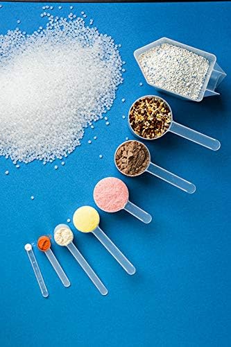 1 Teaspoon (1/3 Tablespoon | 5 mL) Long Handle Scoop for Measuring Coffee, Pet Food, Grains, Protein, Spices and Other Dry Goods (Pack of 5)