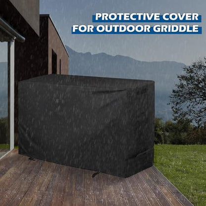 Griddle Cover for BESTFIRE Propane Gas Griddle Charcoal Grill Combo, Flat Grill Cover for BESTFIRE Flat Top Charcoal Gas Grill Combo