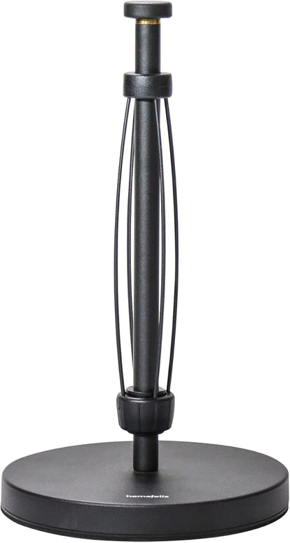 Paper Towel Holder Countertop, Standing Paper Towel Dispenser, Countertop Tabletop Non-Slip Kitchen Paper Towel Holder, Easy Tear Paper roll Holder Stand with Ratchet System
