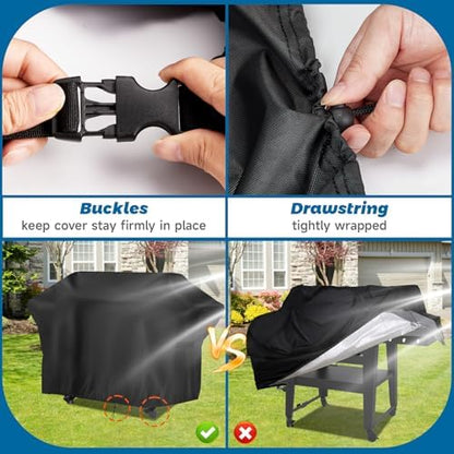 76 in Large Flat Top Grill Cover for Weber for CharBroil 4-6 Burner Griddle