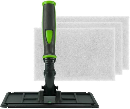 Xero Techno Pad Window Cleaning Kit with White Scrub Pad