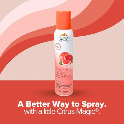 Citrus Magic Odor Eliminating Air Freshener Spray, Grapefruit, 3-Ounce, Pack of 3