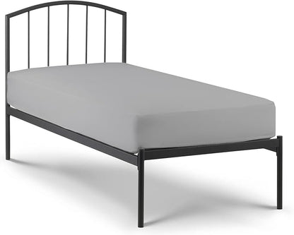 Lukeville's Cot Sheet 25" x 75", Daycare for Cot Size Mattress Sheets Pack of 2 Fitted Narrow Twin/Camp Bunk/Rvs Bunk/Trifold Mattress, Soft and PolyBlend Microfiber Cover for Toddler, Light Grey