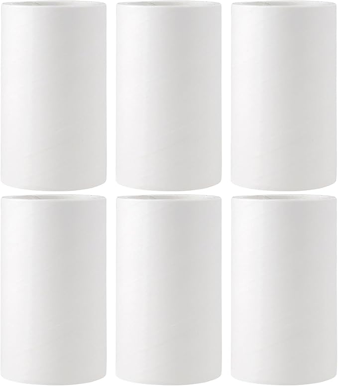 4 inch Lint Roller Refills Only Compatible with Scotch Brite Lint Roller Replacement Refills for Pet Hair Extra Sticky Everyday Clean Lint Remover Refills Pack of 6 Rolls Total 360 Sheets