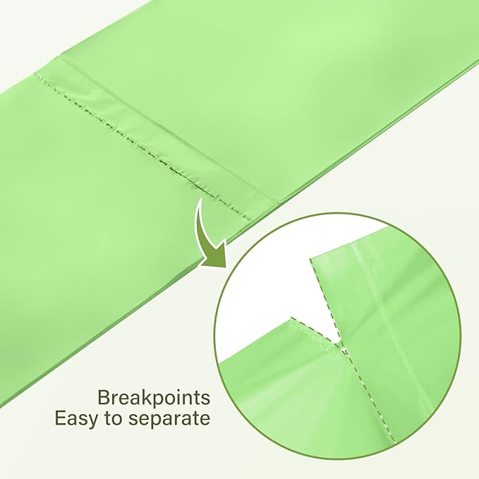 5 Gallon Trash Bags Compostable Compost Small Garbage Bag Extra Thick 0.78 Mil for Kitchen Bathroom BPI Certified 45 Counts, Green