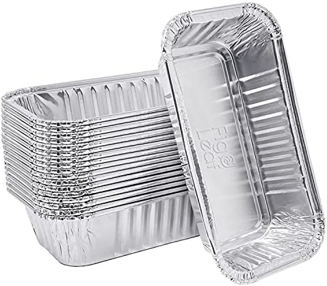 Fig & Leaf (20 Pack) Drip Pans Compatible with Char-Broil Grills 9328812P06 Foil Liner l Fits Grease Tray G416-0015-W1 l Disposable Aluminum Foil