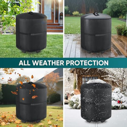 21" Grill Cover for Charbroil The Big Easy Turkey Air Fryer