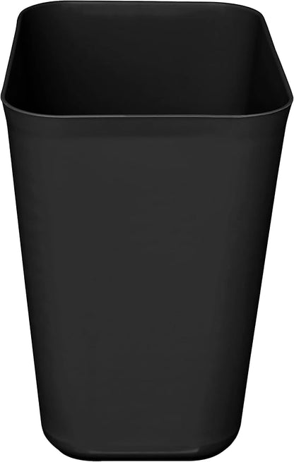 Nipogear 3 Gallons Efficient Trash Can Wastebasket, Fits Under Desk, Kitchen, Home, Office (Black, 3 Gallons)