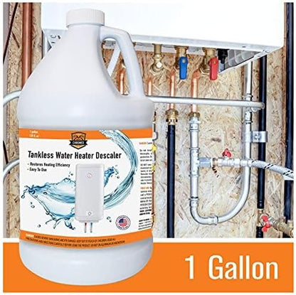 Chromex Tankless Water Heater Descaling Solution | Highly Effective Descale (4 gallon) (4)