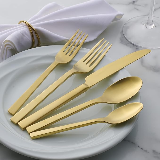 Oneida Chef's Table Champagne 20-Piece Silverware Set