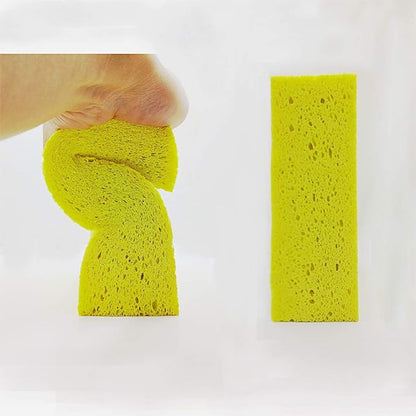 Large Natural Cellulose Cleaning Sponges (3-Pack) – Biodegradable, Absorbent, Multi-Use for Kitchen, Car & Home