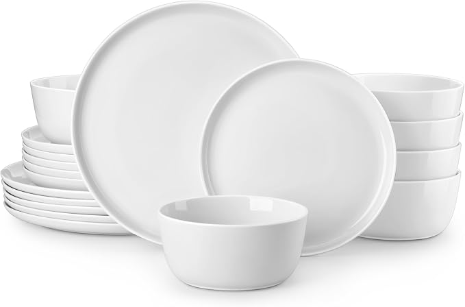 MALACASA 18-Piece Dinnerware Set