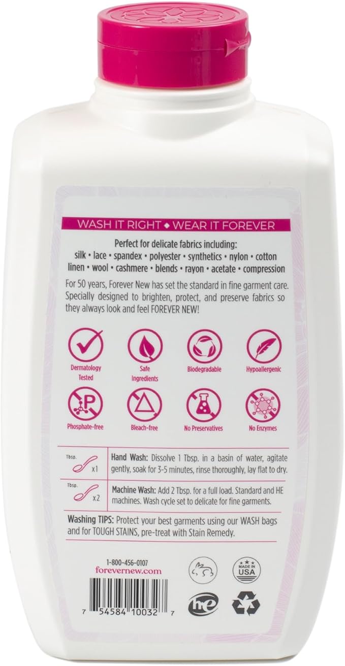 FOREVER NEW Granular Detergent Powder - Delicate Laundry Care Wash - Original Scented, 32 Oz