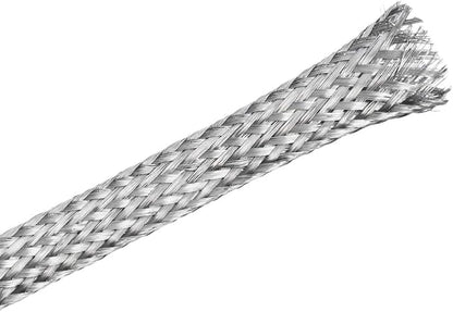 uxcell 3.3Ft - 15/64 Inch 304 Stainless Steel Sleeving Expandable Hose Cover