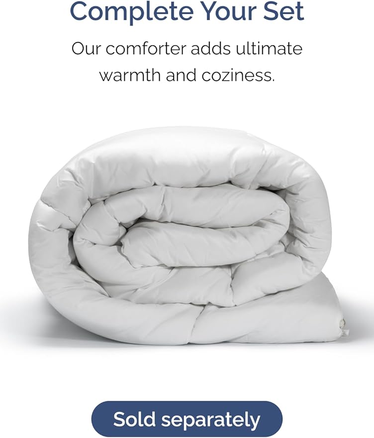 Extra Deep Pocket Cal King Sheets - 4 Piece Breathable & Cooling Bed Sheets - Hotel Luxury Bed Sheet Set - Soft, Wrinkle Free & Comfy - Easily Fits Extra Deep Mattresses - Light Lavender Sheets Set