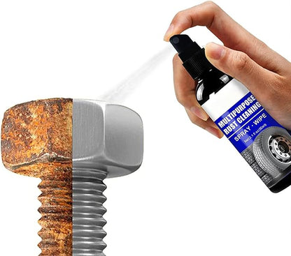 Rust Remover Spray - 2PCS Multipurpose Instant Rust Remover for Metal Parts, Car Care & Cleaning, Rustout Instant Remover Spray