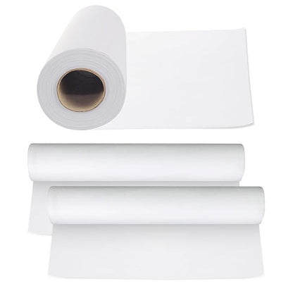 JJ CARE Disposable Massage Table Sheets - 100 Sheets [31.5" x 328 ft, 2 Roll] - 50% Thicker Perforated Massage Bed Cover, Non-Woven Disposable Roll for Massage Table for Waxing, Facial, Tattoo, & Spa