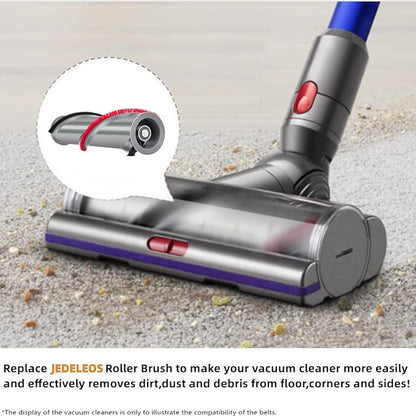 Brush Roller for Dyson V11 Vacuum Cleaner 970100-03 and 970100-05 Replacement Bar Assembly, Replace Part 970135-01, 970135-02 (3 Prong Drive & with Screw)