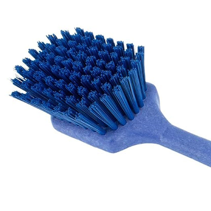 SPARTA 40501EC14 Large Plastic Scrub Brush, 20 Inches, Blue (Pack of 2) - Kitchen and Utility Cleaning With Long Handle