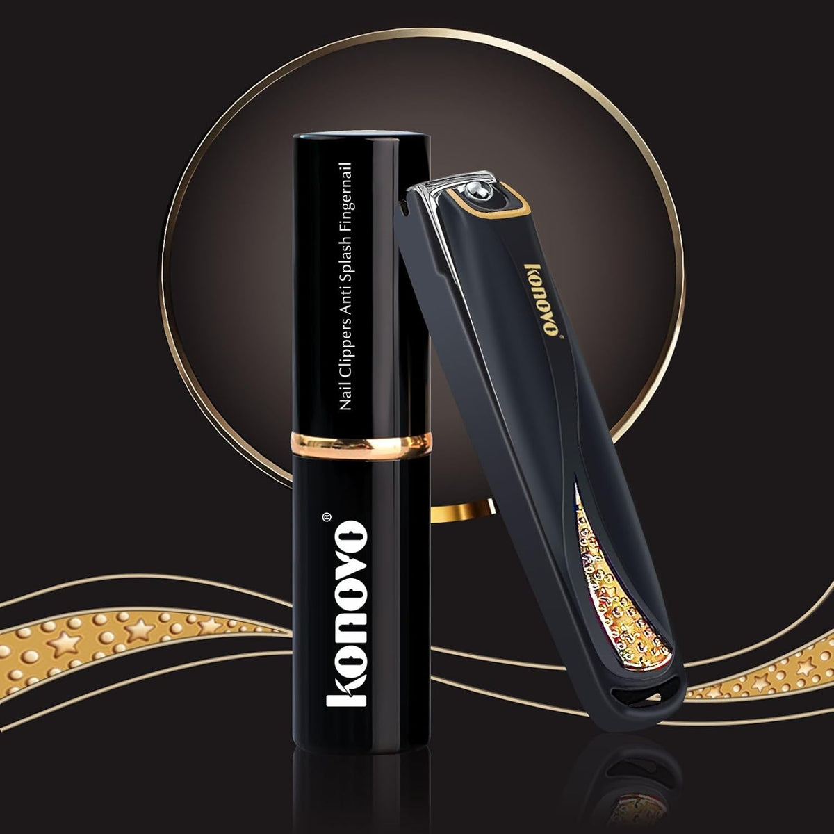 Konovo Nail Clippers for Women Travel,
