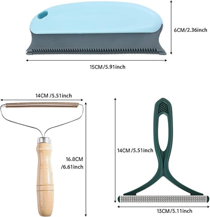 Pet Hair Remover, Portable Dog Cat Hair Remover, Lint Remover, Reusable Pet Hair Removal Tool, Lint Shaver Cleaner Pro, Carpet Scraper for Couch Furniture, Blanket, Clothing, Carpet, Rugs (5)