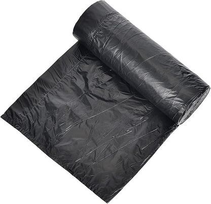 Ultra Strong 15 Gallon Drawstring Trash Bags (102 Count) Large Heavy Duty Thicken Plastic Tall Kitchen Garbage Bags Black for Kitchen Office Lawn Yard