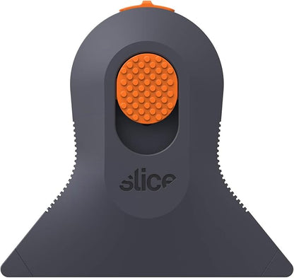 Slice 10594-CS Small Scraper, Ceramic Blade, Lasts 11x Longer Than Metal, Finger Friendly, Never Rusts, No Strain on Thumb or Hand, Blade Locks in Position, Compact Size, Left or Right Hand, 12 Pack