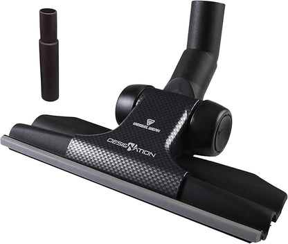Wessel-Werk RD285 Designation™ Universal Vacuum Floor Brush Attachment — Ultra-Thin Dual-Surface Nozzle with Edge-to-Edge Cleaning & 1.25-1.5 in. Adapter (Designation™ Universal Nozzle)