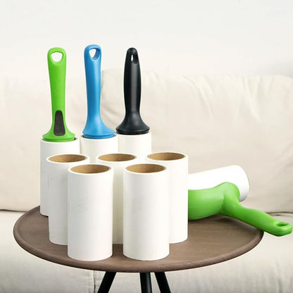 4.6 inch Giant Lint Roller Refills Compatible with Evercare Giant and T Handle Lint Rollers Extreme Stick Pet Hair Remover Adhesive Refills 5 Rolls 60 Sheets per Roll Total 300 Sheets