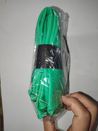 Vgo... 3-Pairs Reusable Household Gloves, Rubber Dishwashing gloves, Extra Thickness, Long Sleeves, Kitchen Cleaning, Working, Painting, Gardening, Pet Care (Size XL, Green, HH4601)
