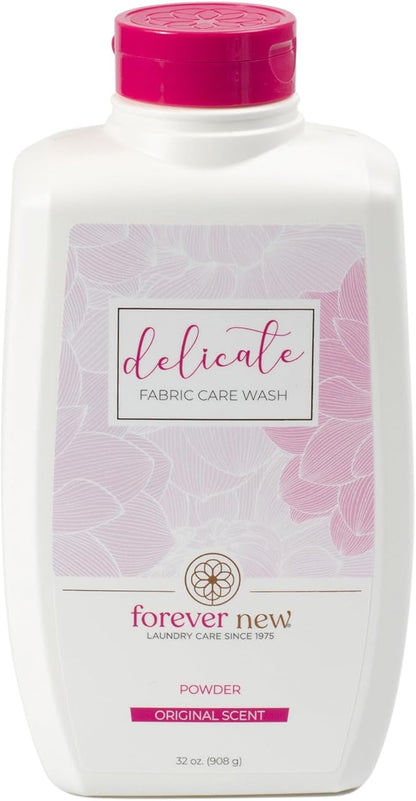FOREVER NEW Granular Detergent Powder - Delicate Laundry Care Wash - Original Scented, 96 oz. (32 oz. 3 Pack)