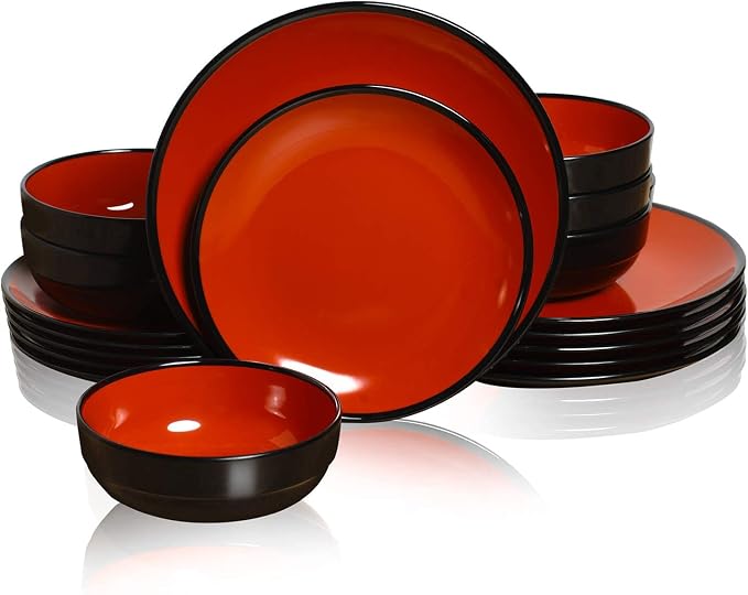 TP 18-Piece Melamine Dinnerware Sets, Service