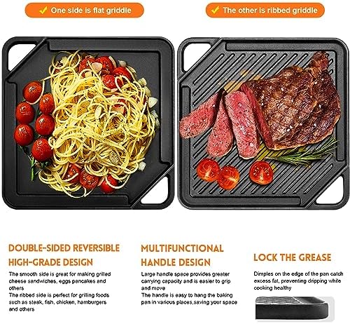 GGC Cast Iron Reversible Griddle