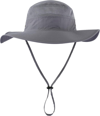 Home Prefer UPF 50+ Men's Sun Hat Wide Brim Bucket Hat UV Protection Hat for Mens Womens Beach Safari Gardening Golf Fishing