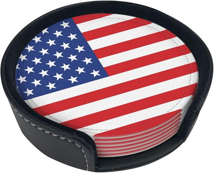 American Flag Coasters for Drinks