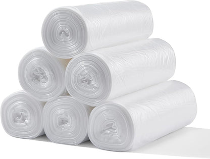 TYPLASTICS 20-30 Gallon Clear Trash Can Liners - 30" x 37" - High Density Garbage Bags - Case of 500 - Multipurpose for Office, Outdoor, Recycling, Industrial and Commercial