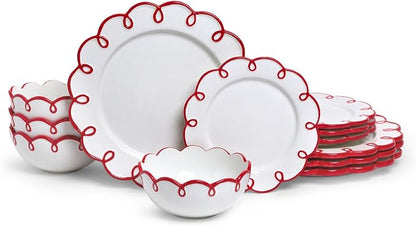 Sango 12-Piece Stoneware Dinnerware Set
