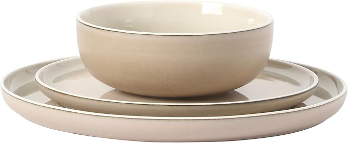 Gibson Elite Island Bay 12-Piece New Bone China Dinnerware Set Service