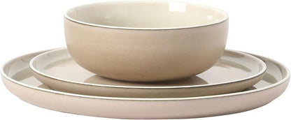 Gibson Elite Island Bay 12-Piece New Bone China Dinnerware Set Service