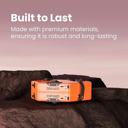 Propane 2 Burner Camping Stove with Carrying Bag, Portable Folding Gas Stove for Camping, Backpacking Camp Stove for Outdoor Cooking, With 17,000 BTU Adjustable Burners for BBQ, Tailgating