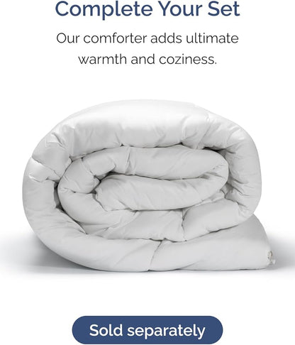 Extra Deep Pocket Queen Sheet Set - 4 Piece Breathable & Cooling Bed Sheets - Hotel Luxury Sheet Set - Soft, Wrinkle Free & Comfy - Easily Fits Extra Deep Mattresses - Deep Pocket Denim Blue Sheets