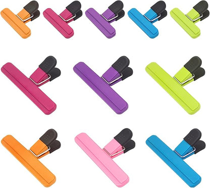 11Pcs Chip Bag Clips, Bag Clips for Food Storage, Snack Clip for Other Food Bags, Heavy Duty Sealing Clip for Home, Office and More